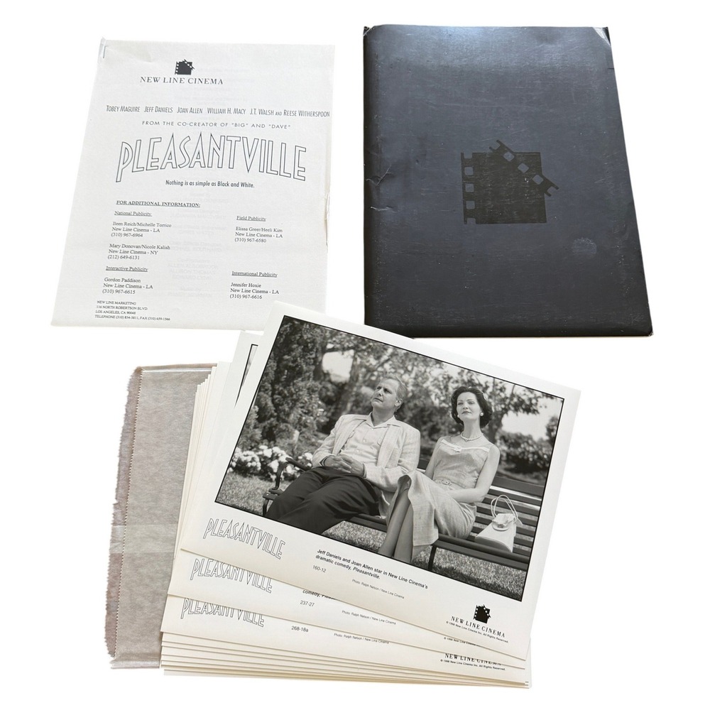 Pleasantville Movie Press Kit Vintage 1998  New Line Cinema‎ Photos Publicity